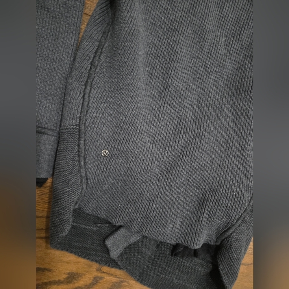 Lululemon Gray Open Front Cardigan Sz.S Women's - Picture 5 of 8